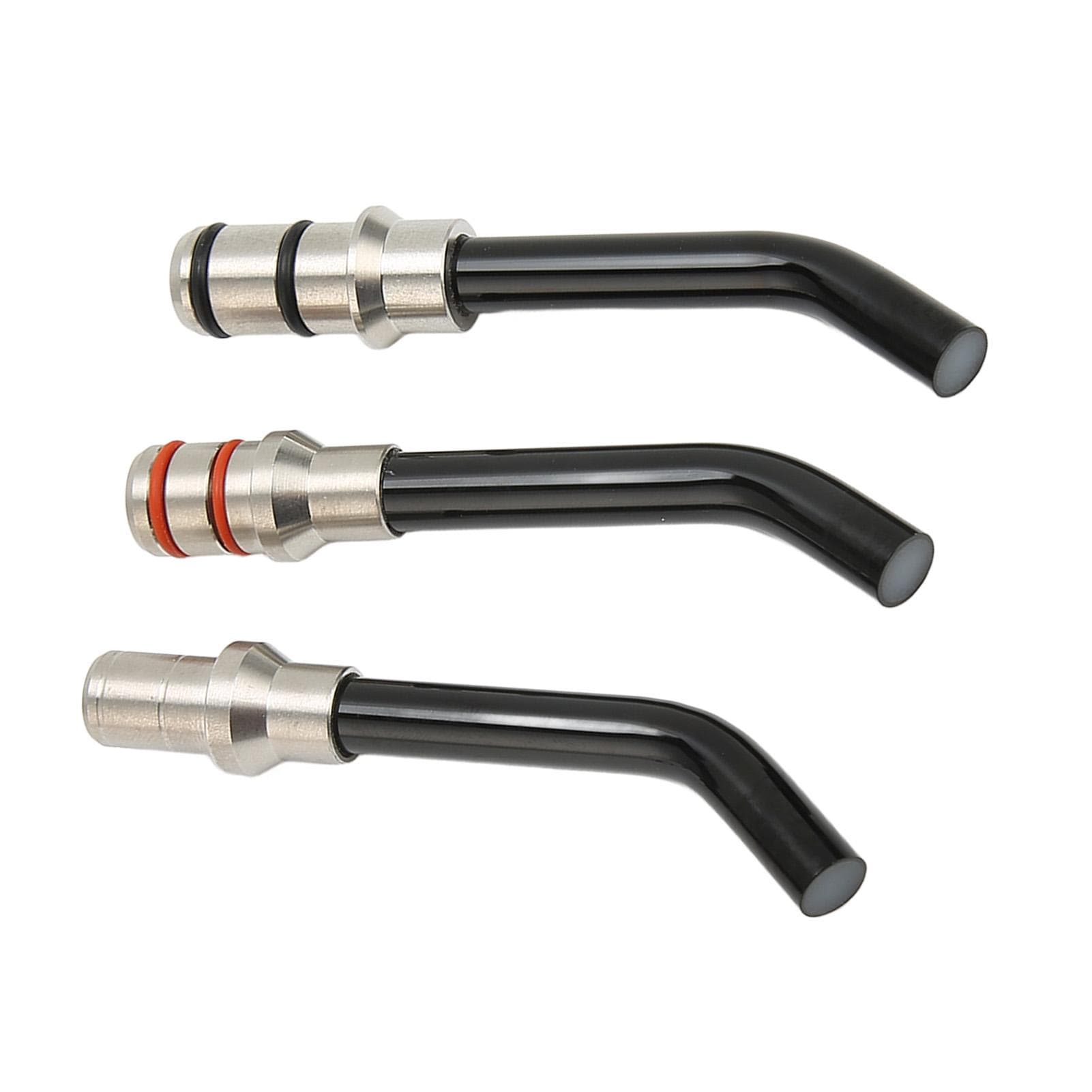 3pcs Dental Optical Guide Rod Stainless Steel Universal Heat Resistance Dental Lamp Guide Rod Black
