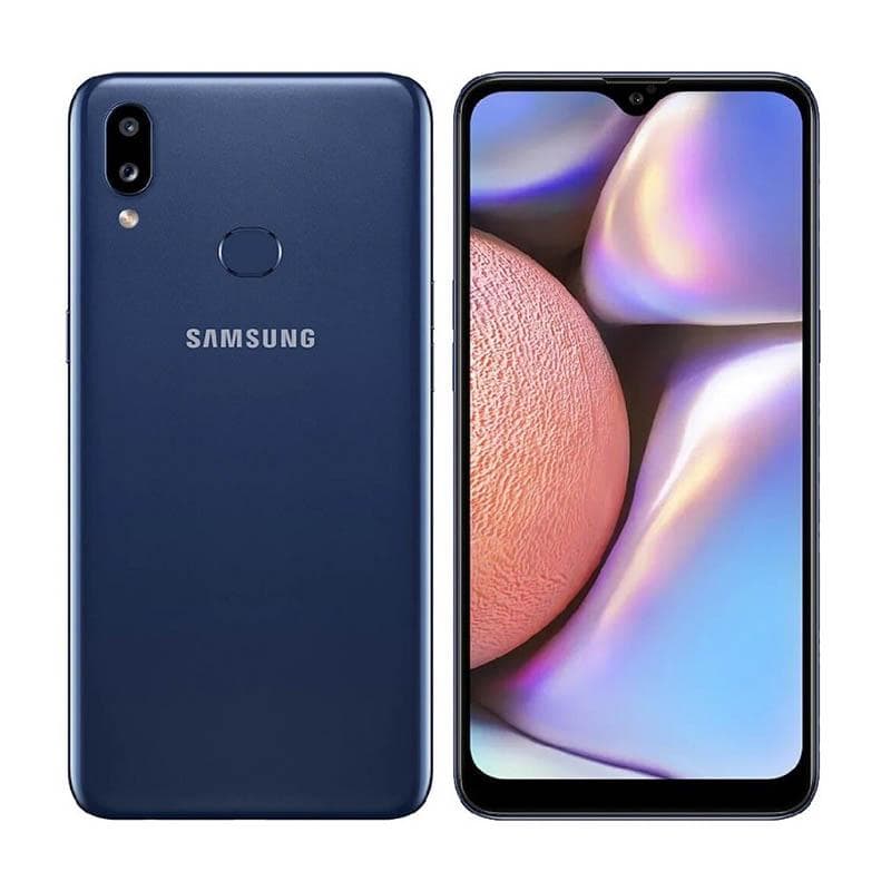 Refurbished Samsung Galaxy A10S A107F 2GB RAM 32G ROM Mobile Phone With Single SIM/Dual SIM Simple Set blue