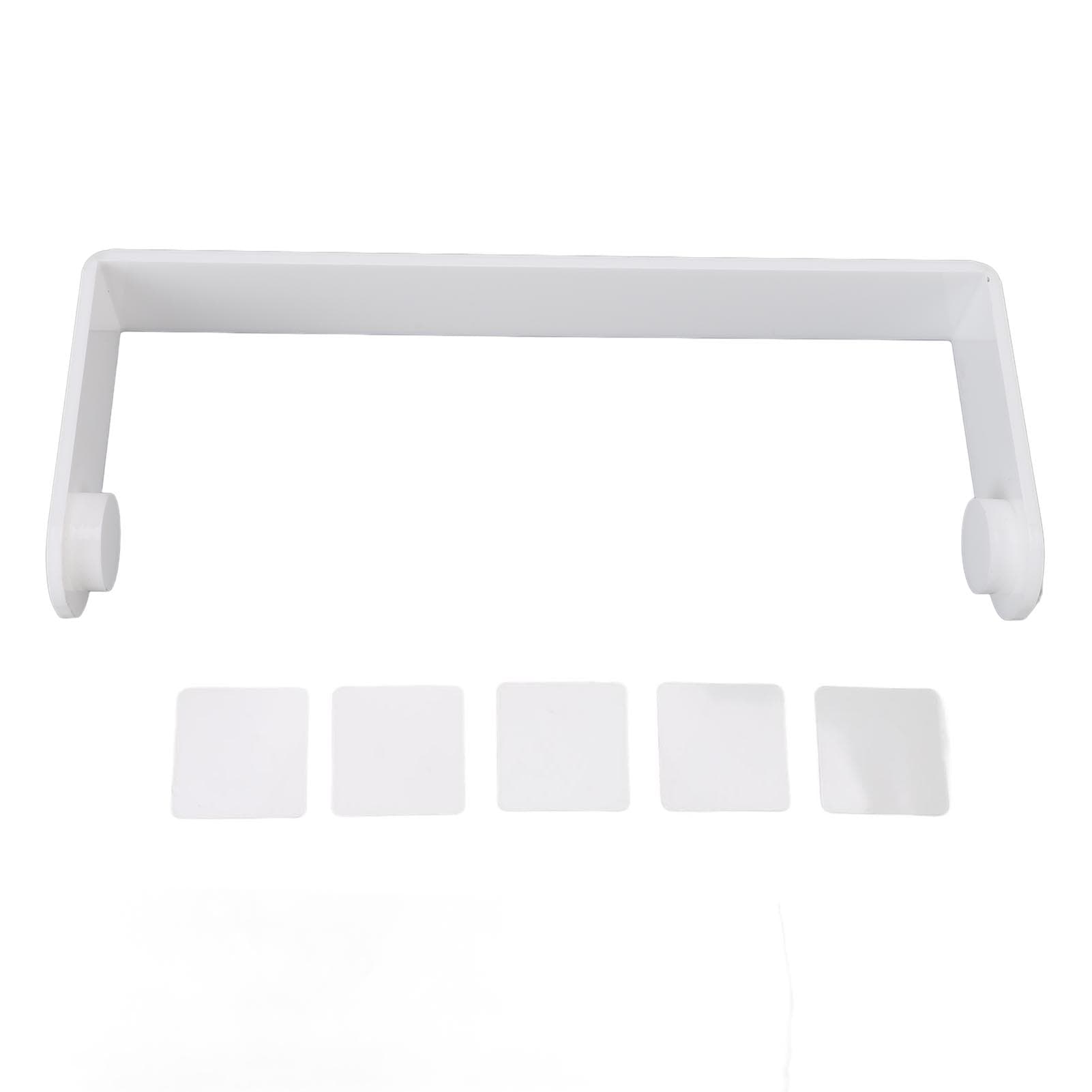 Acrylic Paper Towel Holder Under Cabinet Self Adhesive Paper Towel Rack Kitchen Roll Dispenser For white