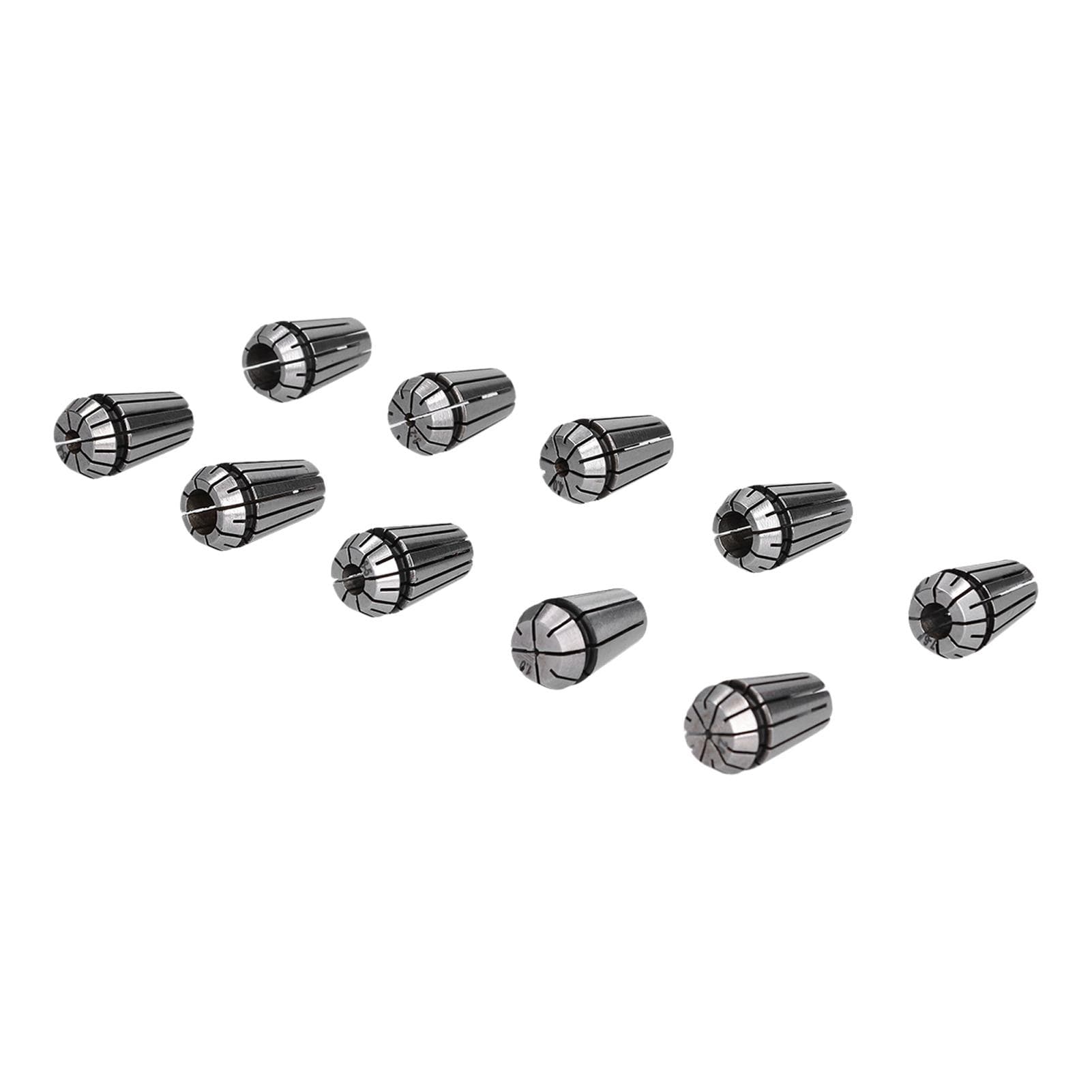 10Pcs ER16 Chuck Set High Speed Steel Spring Collet for CNC Engraving Machine Milling Lathe