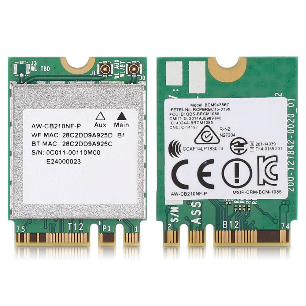 2.4GHz5GHz Dual Band Network Card BCM94356Z WiFi AC Wireless Network Card NGFF Interface