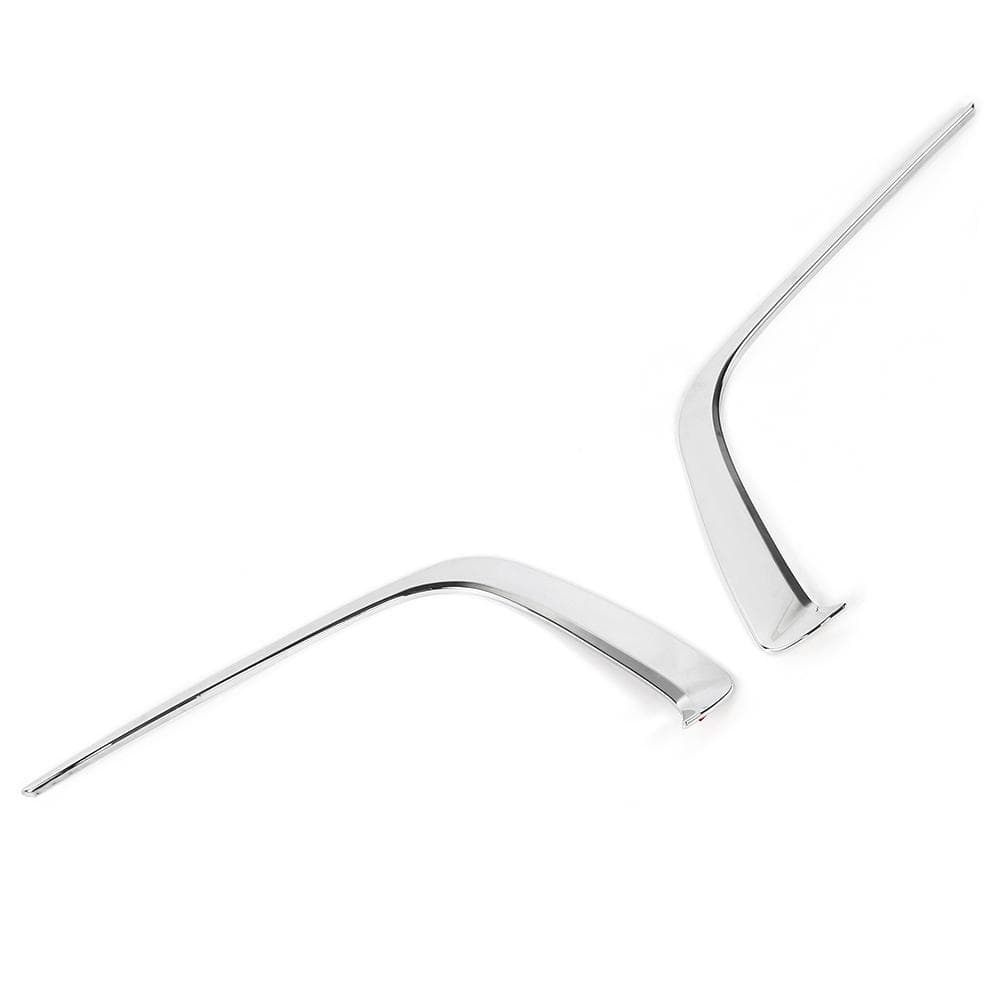 2pcs Front Fog Light Eyebrow Trim Electrosilvering Eyelid Cover Fit for Toyota Hilux Revo Sr5