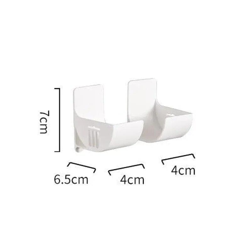 2 Pair Wall Mounted Trash Bags Holder Garbage Bag Storage Box Organizer Plastic Bag Film Container Dispenser For Kitchen Shelf 2 pairs