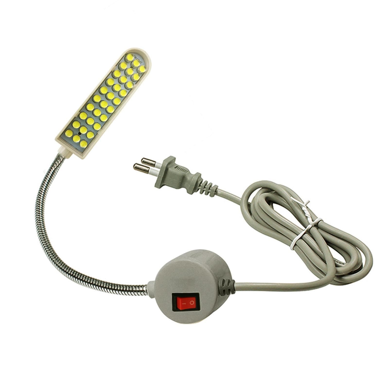 AC110-265V 2W 30LED Sewing Machine Light Magnetic Fixed Base Flexible Tube 30led EU plug