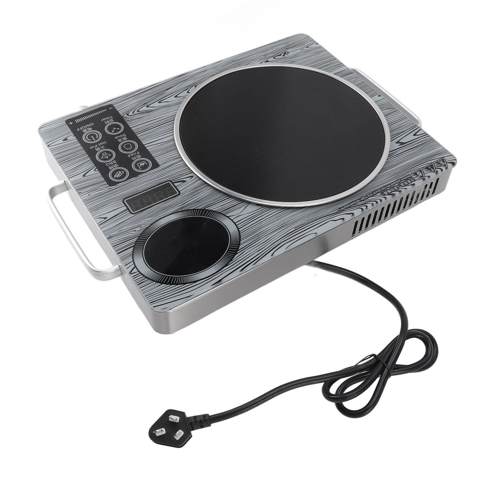 Electric Induction Cooker Portable Touch Control Single Burner Ceramic Infrared Heating Plate 4h