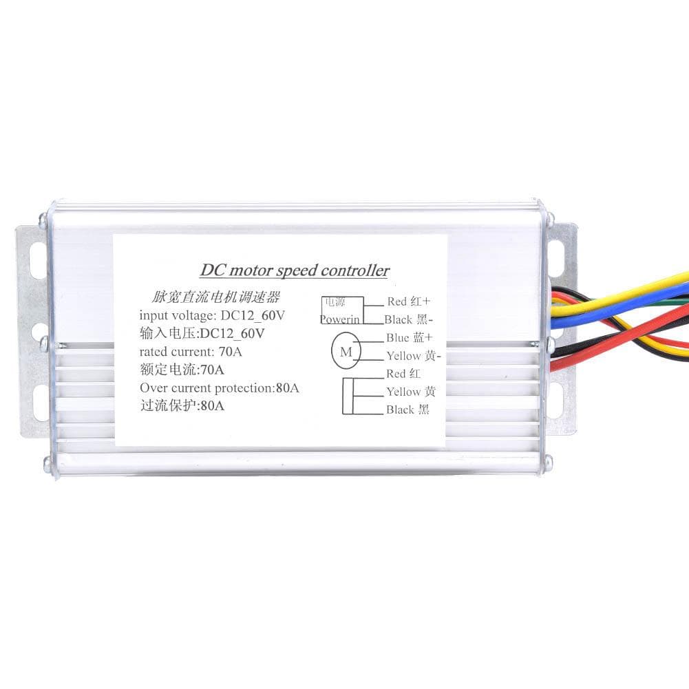 12V?60V 70A PWM DC Motor Speed Controller Reversible ForwardReverse Rotation