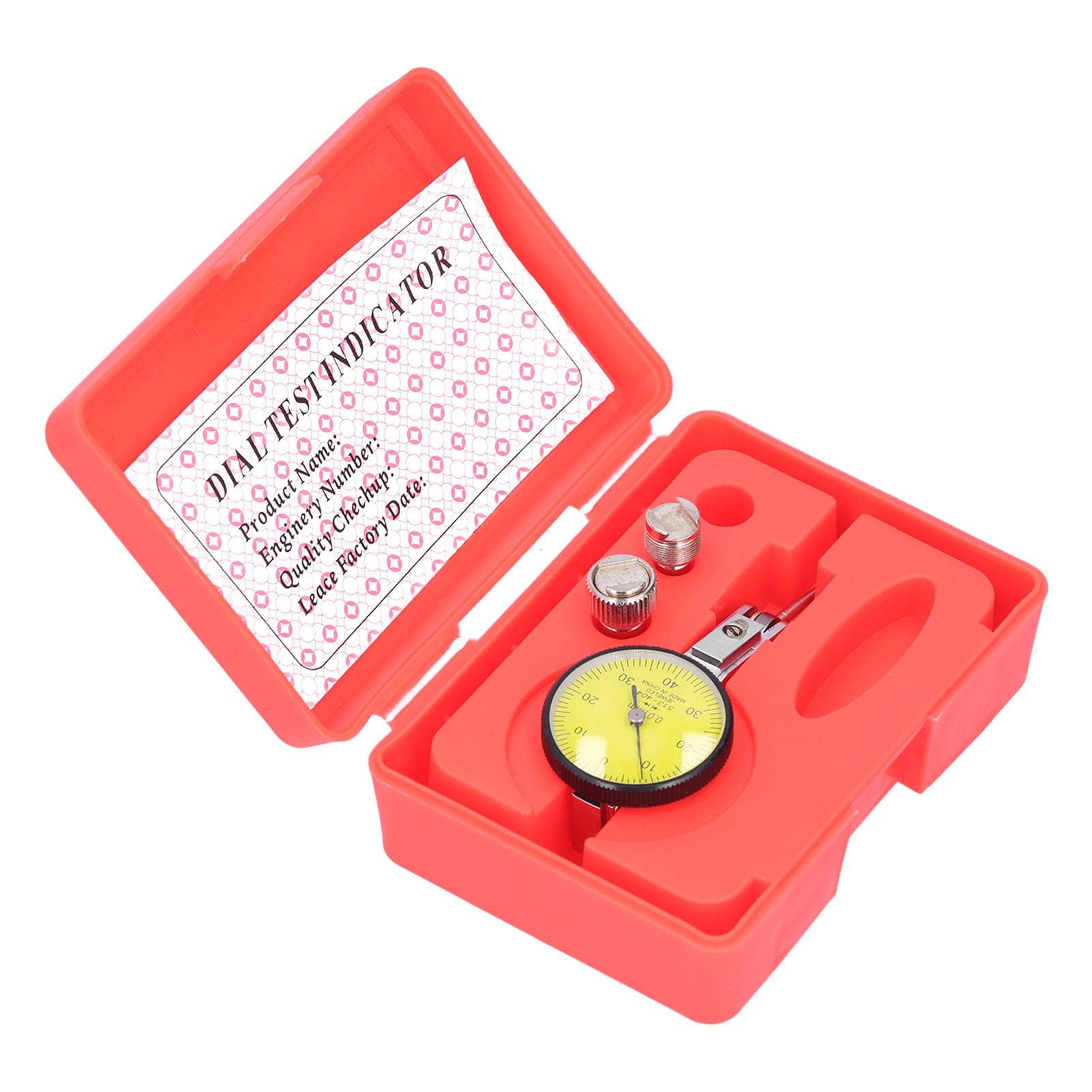 32mm Dial Indicator High Sensitivity Leverage Measuring Gauge with Ruby Probe 0?0.8mm