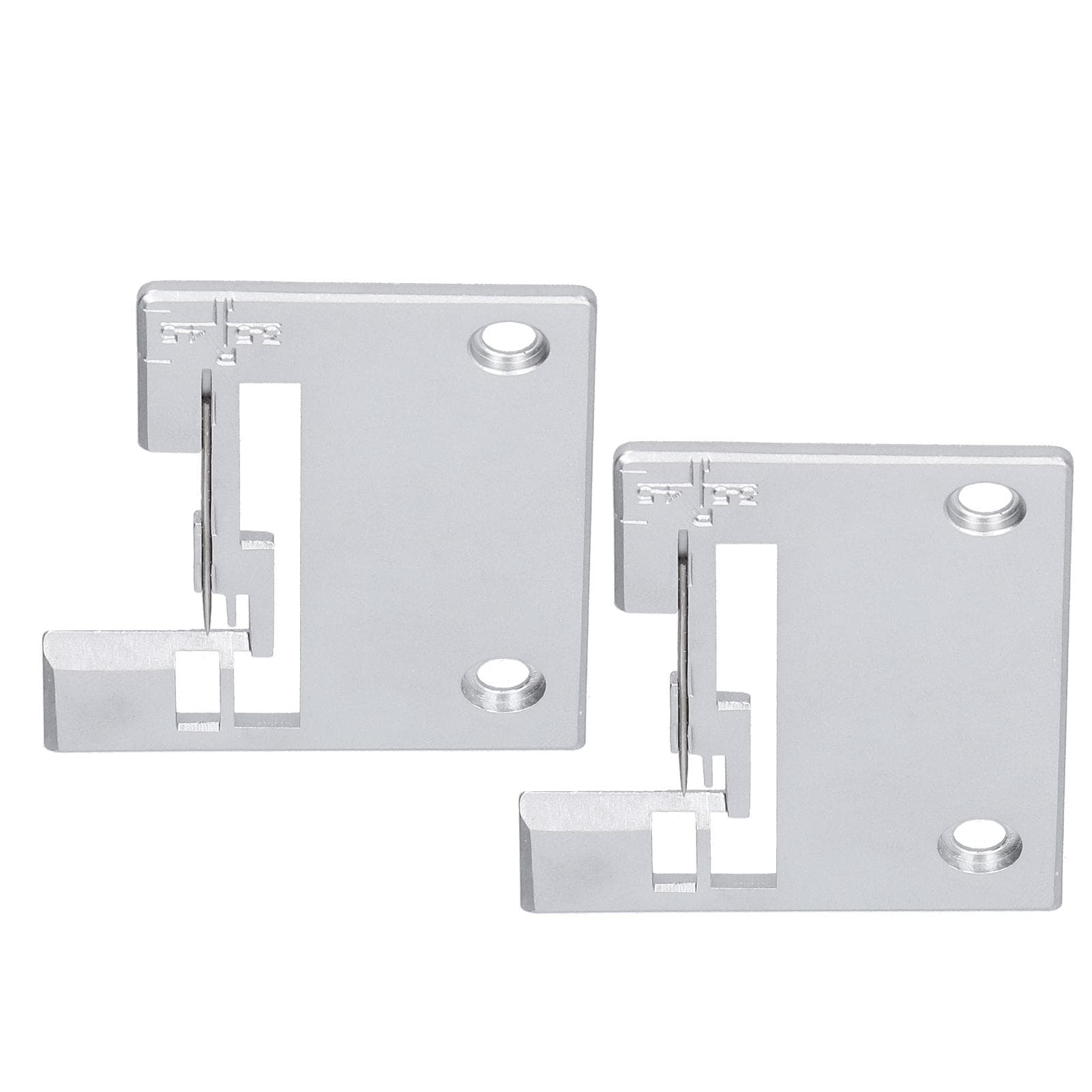 2Pcs Needle Plate for SINGER Overlock Machine Iron Needle Board Replacement Sewing Attachment