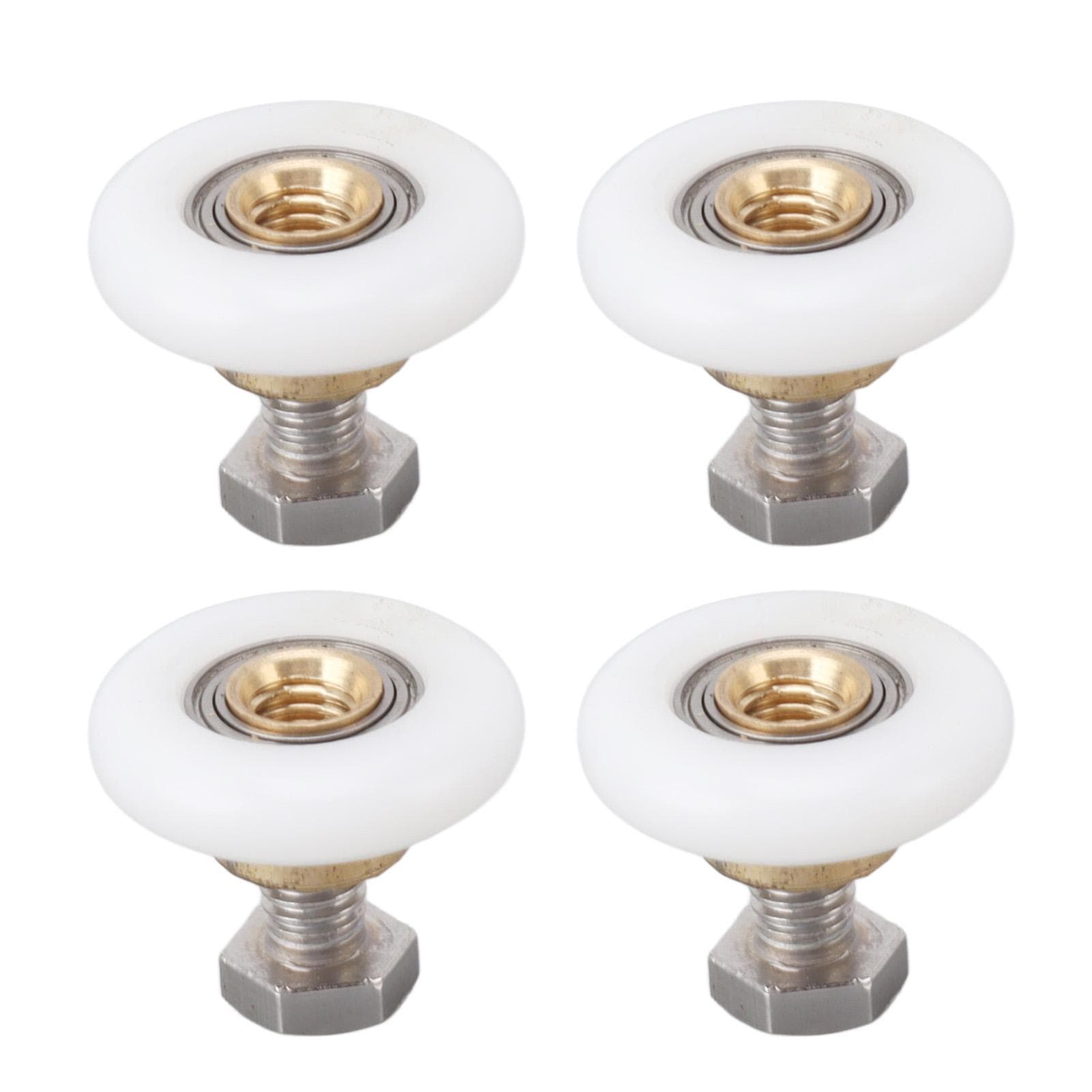 4 Set Shower Door Rollers Runners Wheels Bathroom Glass Door Rollers Runners Pulleys Wheels 23mm