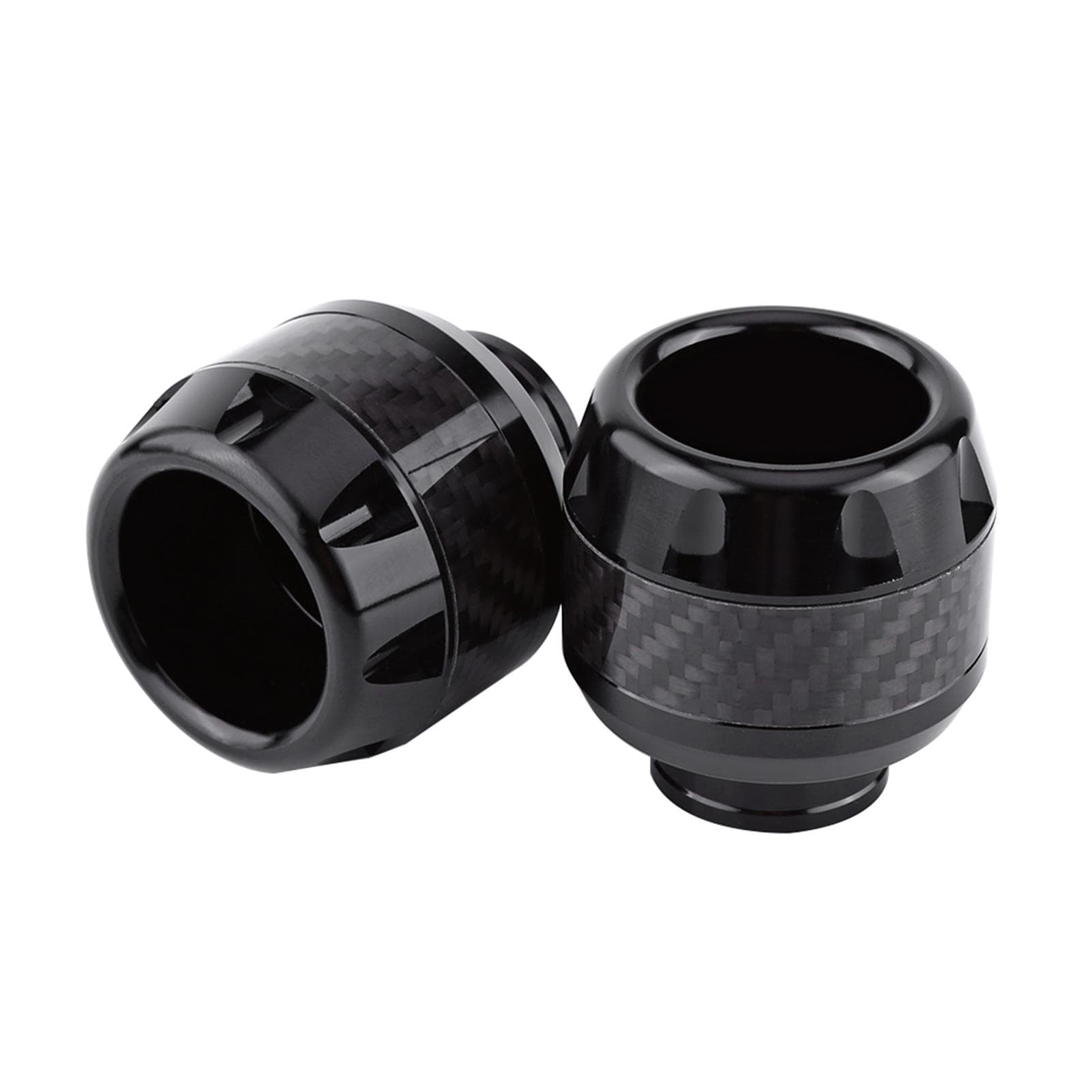1 Pair of Carbon Fiber Motorcycle Front Fork Frame Sliders Crash Protection