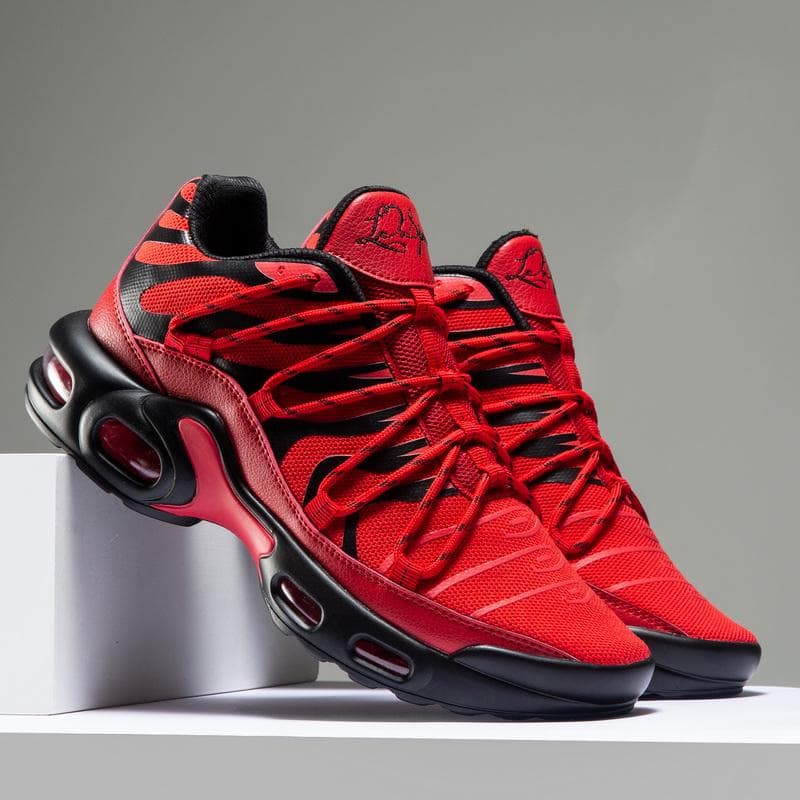 Lightweight Breathable Basketball TN Sneakers Cushioning Running,Casual,Sport,Work Shoes 39-46 43 red
