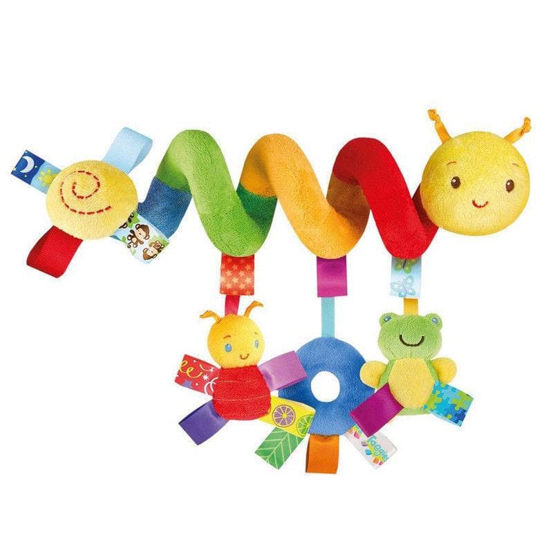 Cute Activity Spiral Crib Stroller Car Seat Travel Hanging Toys Baby Rattles Toy multicolour