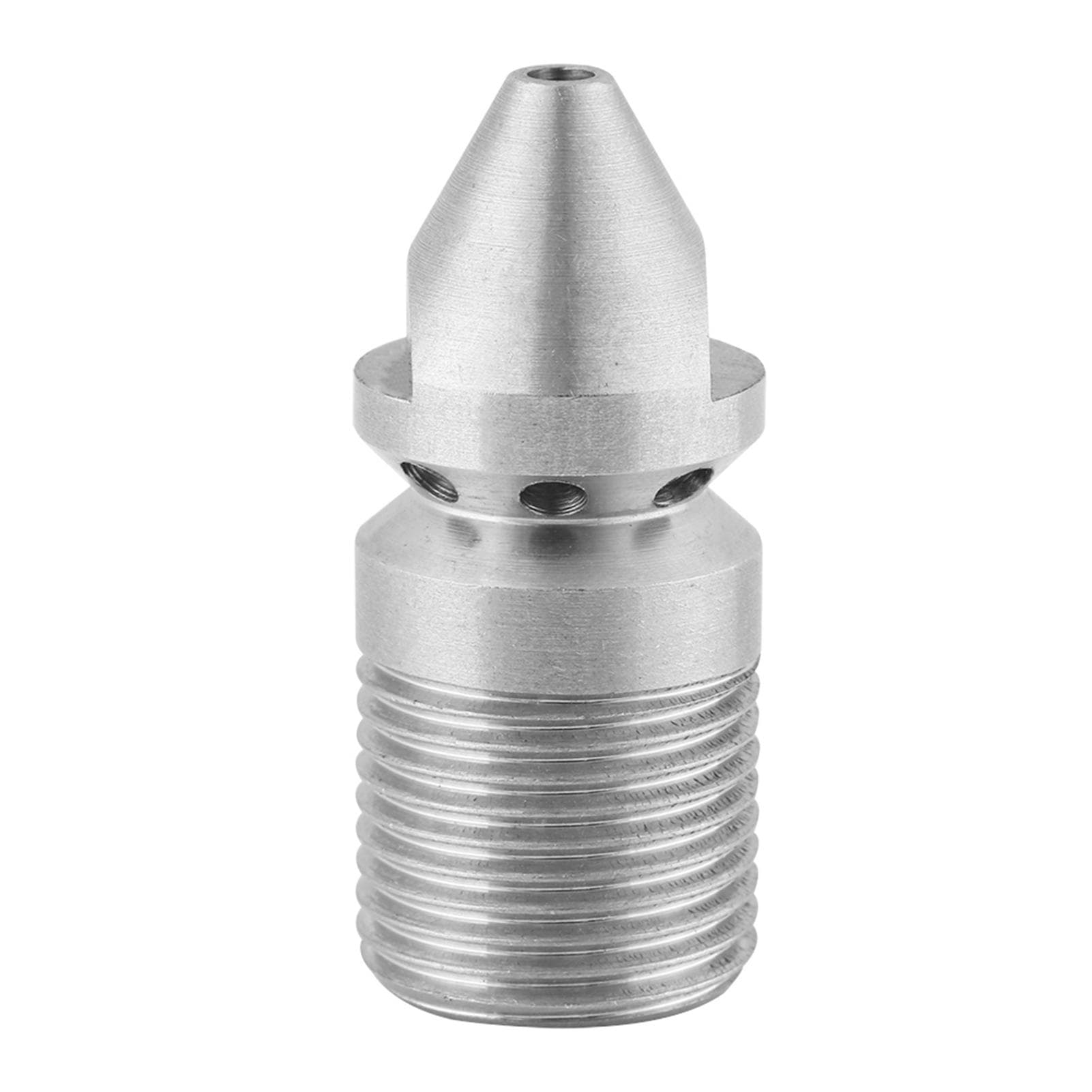 Stainless Steel SS304 Pressure Sewer Cleaning Pipe Drain Jetter Nozzle 38BSP Male Thread