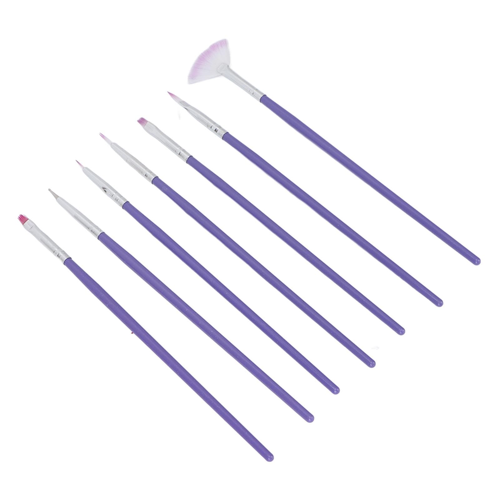 7pcs Nail Art Brushes Set Mutifunctional Nail Painting Brush Manicure Nail Art Brush