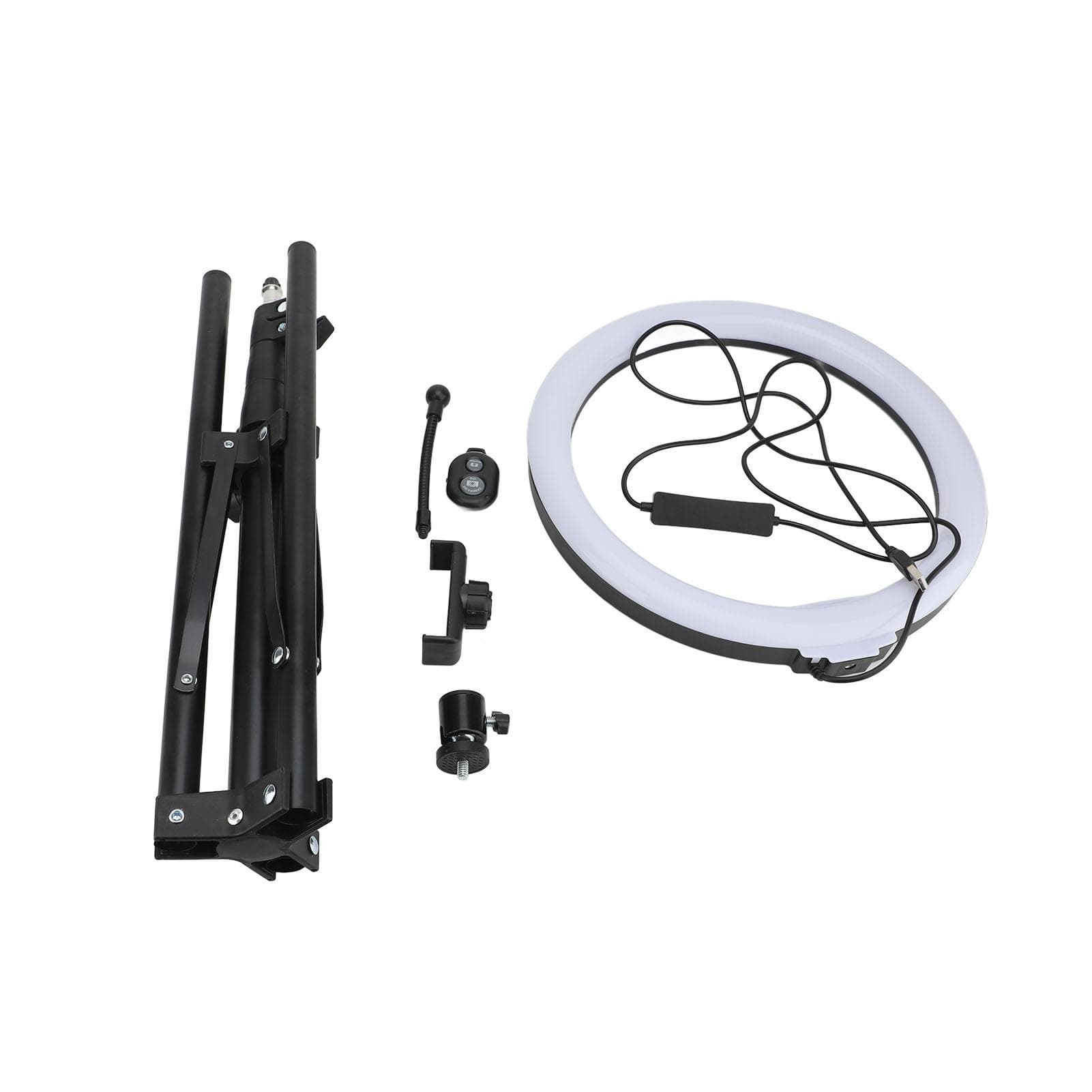 12 Inch RGB Selfie Ring Light with Tripod Stand for Video Recording Live Streaming Desk Ring Light
