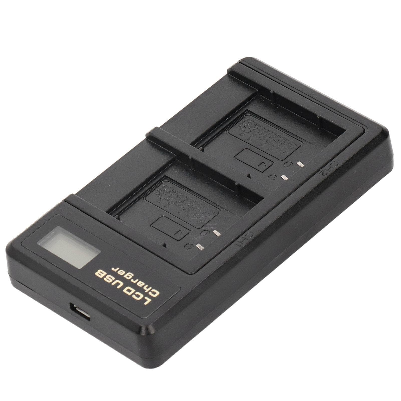 Portable Camera Battery Charger for LI-50B USB Camera Dual Charger with LCD Display