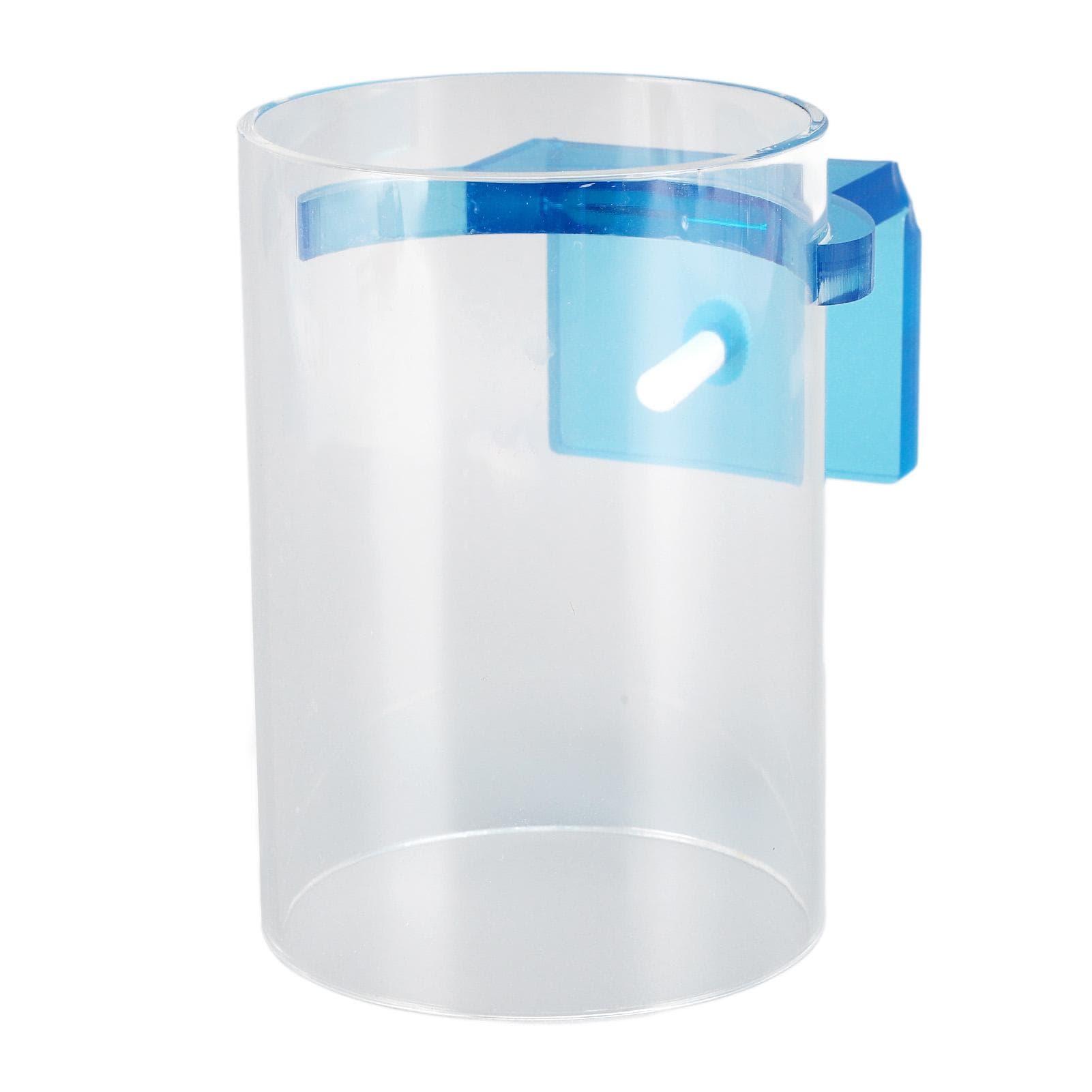 Fish Feeding Ring Raised Sturdy Clear Acrylic Fishes Floating Food Feeder Circle For Fish Tank M(315 X 180mm / 12.4 X 7.09in)