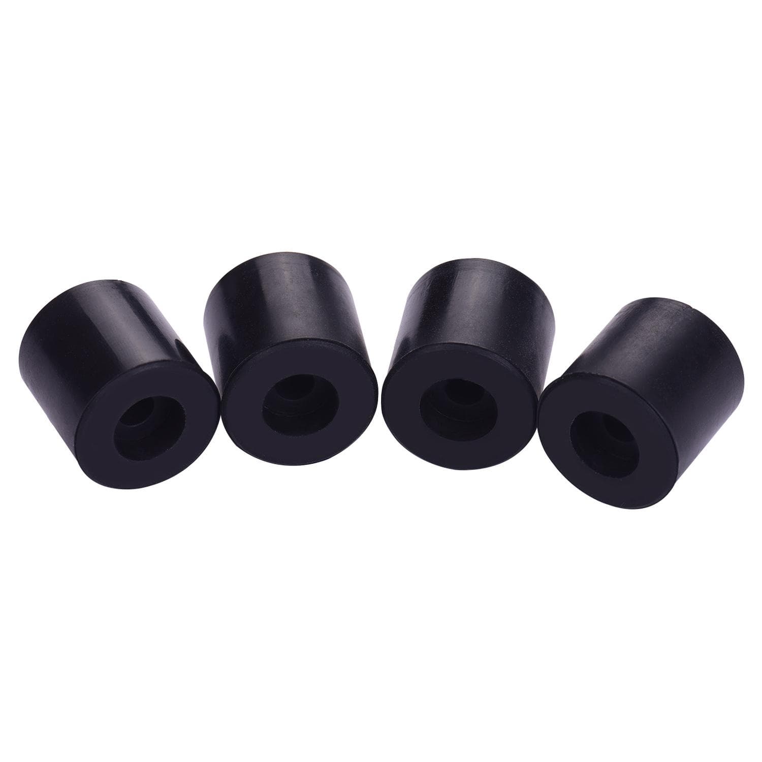 4pcs Silicone Solid Spacer Hot Bed Leveling Silica Column 18mm High Temperature Resistant 16mm (4pcs) black