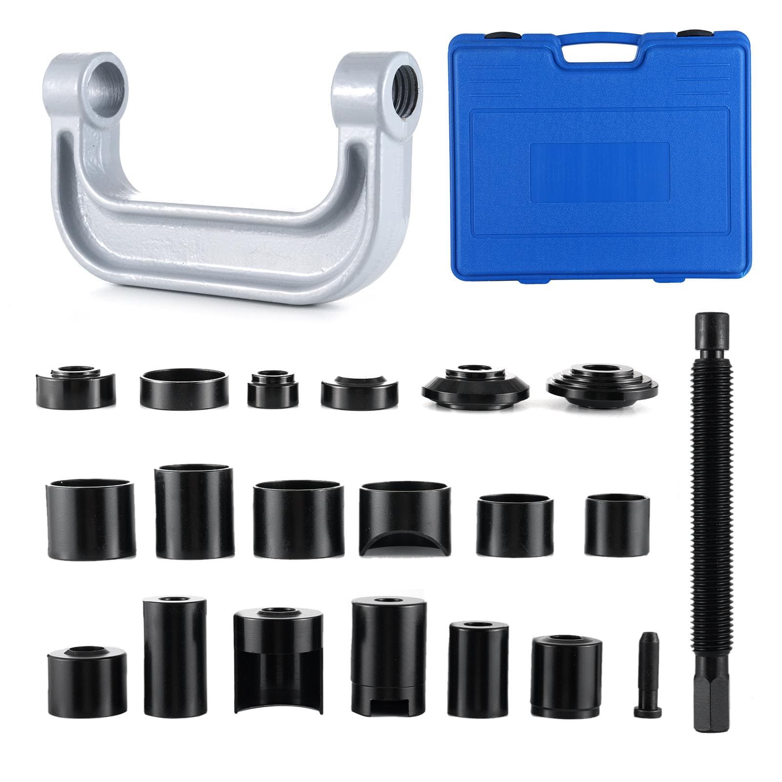 21pcs Ball Joint Press Kit Lower Arm Ball Head Extractor Heavy Duty Ball Joint Removal Tool Kit blue