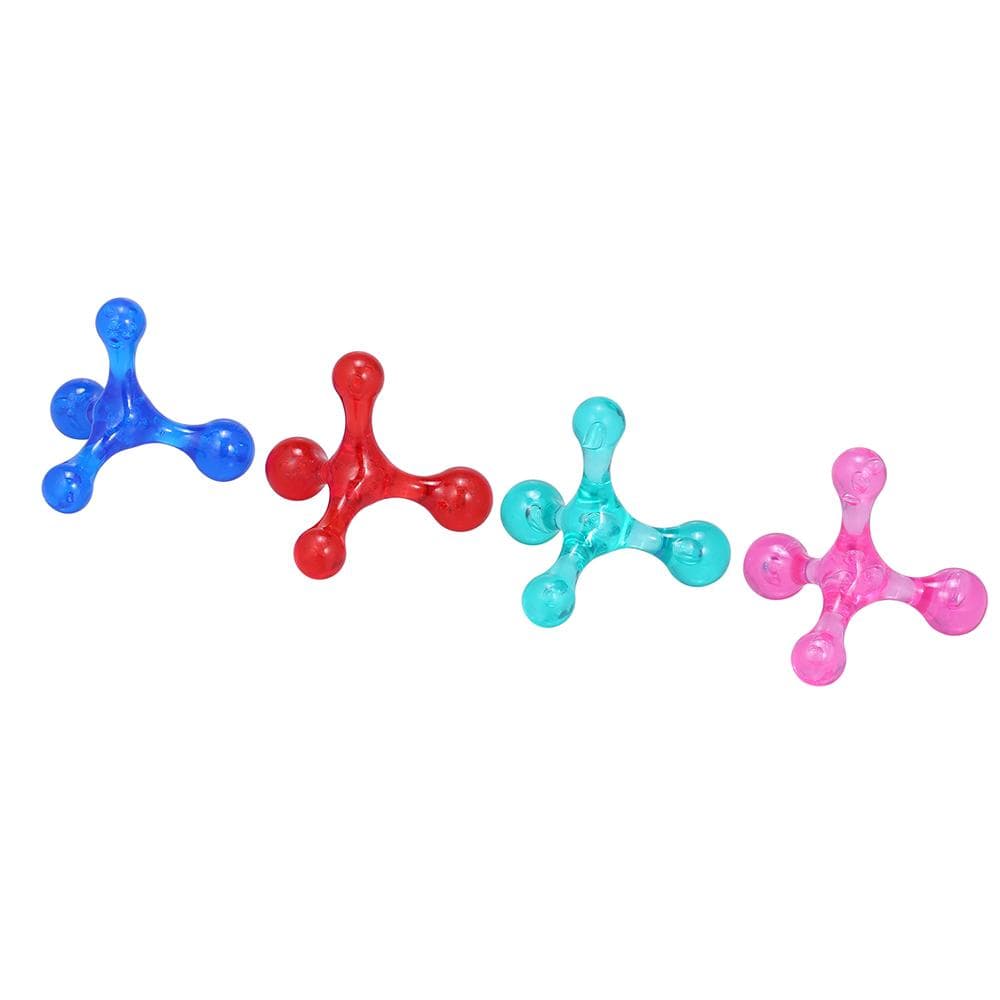 Trigger Point Reflexology Body Massager 4 Ways Massage Tool pink