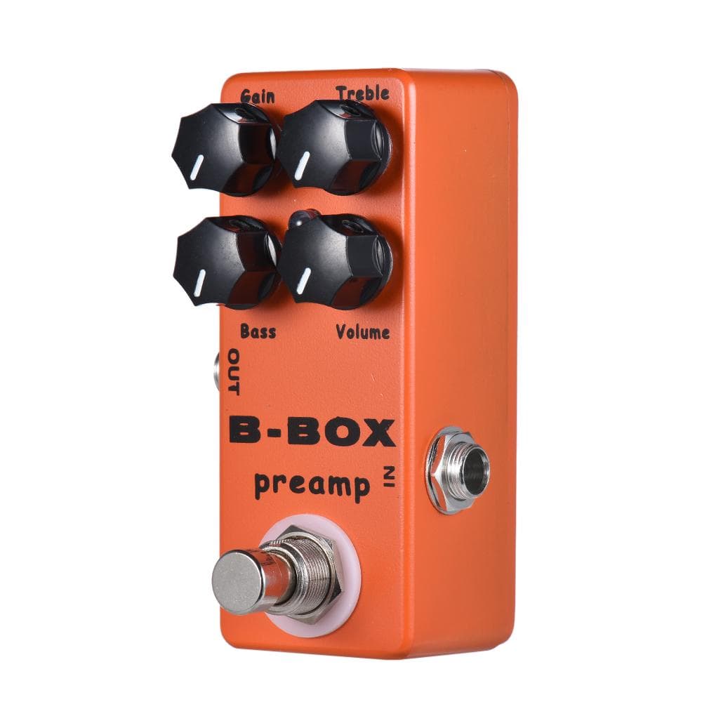 MOSKY B-Box Electric Guitar Preamp Overdrive Effect Pedal Full Metal Shell True Bypass