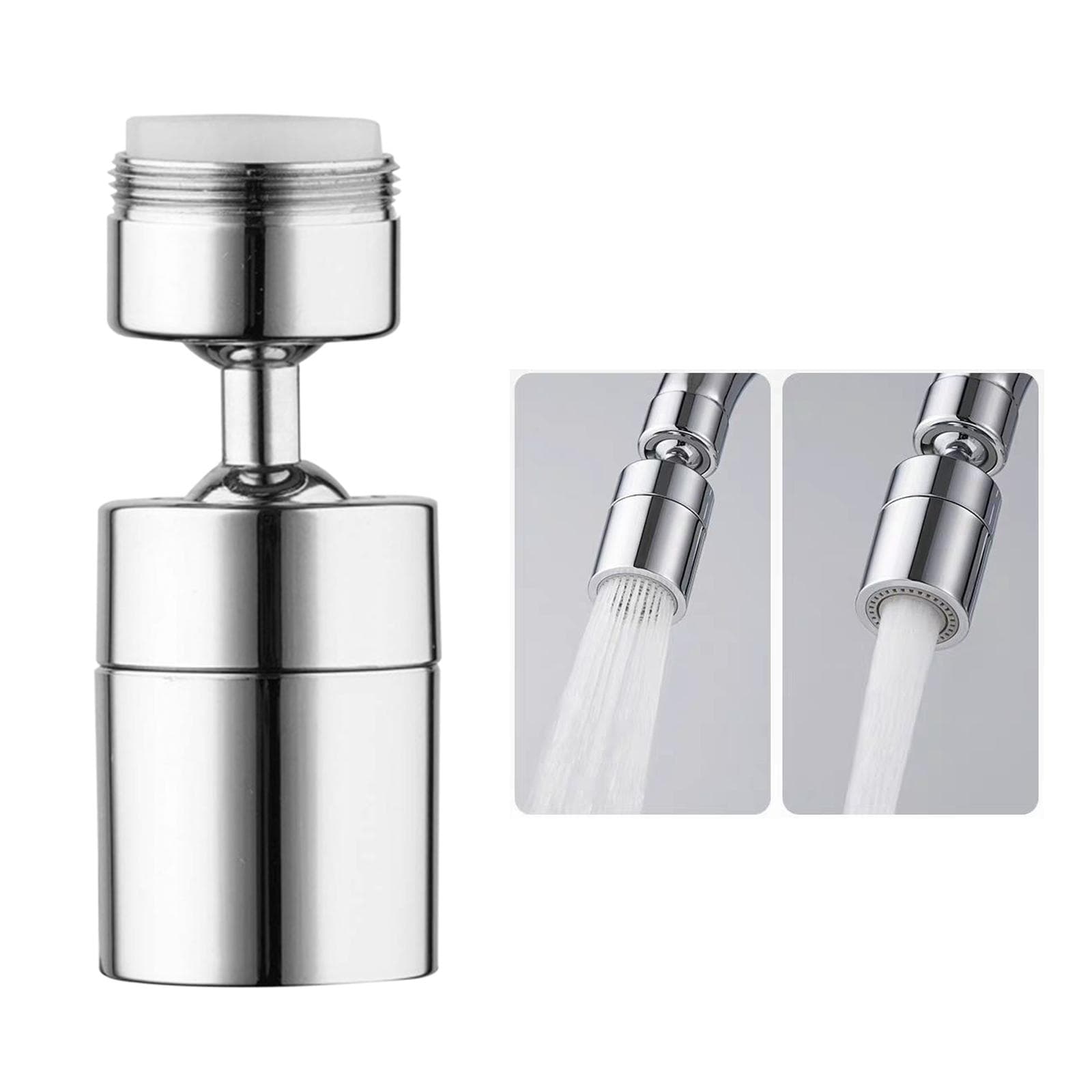 Faucet Aerator 360 Degrees Swivel Faucet Spray Aerator Kitchen Tap Water Saving Nozzle Sprayer Big Type 2