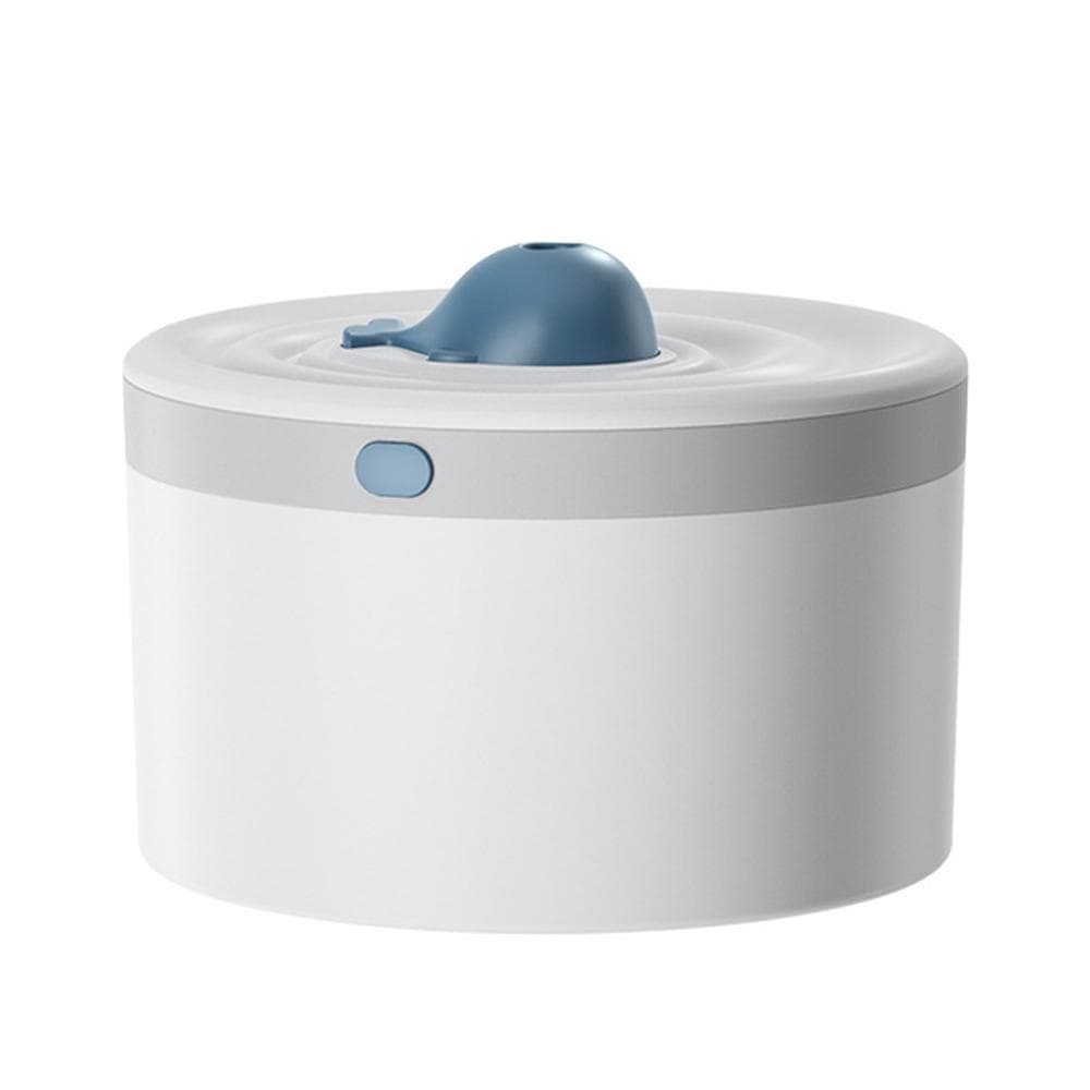 Portable Cool Mist Humidifier 1.5L Desktop Plant Humidifier 20dB Quiet Multicolor Light Two Mist white