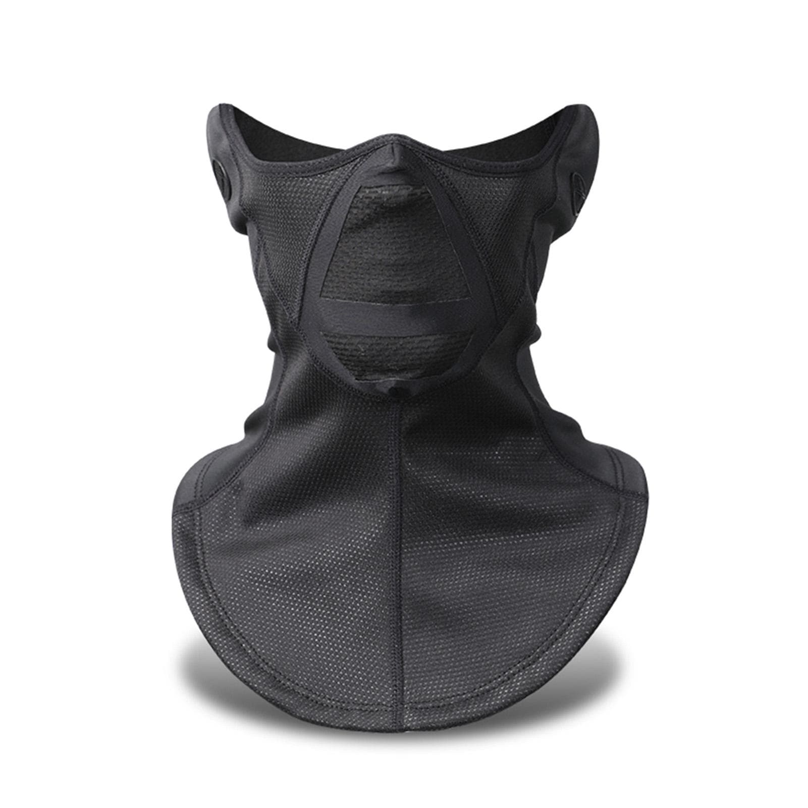 Neck Warmer Scarf Windproof Thermal Face Cover Balaclava in Winter for Skiing Snowboarding One Size black