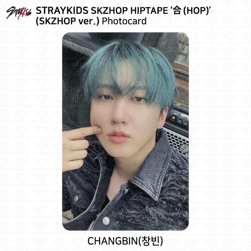 Stray Kids SKZHOP HIPTAPE HOP Accordion Official Photocard Unit Monochrome Changbin - Skzhop ver