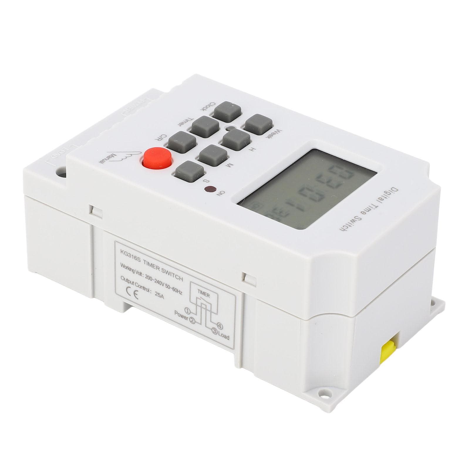 Digital Timer Switch 28 Groups Program Heavy Duty Programmable Electronic Time Control AC200?240V