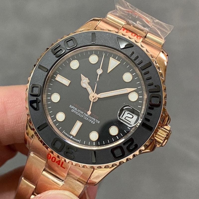 Rolex Yacht Grey Automatic Men's Watch with Large Dial