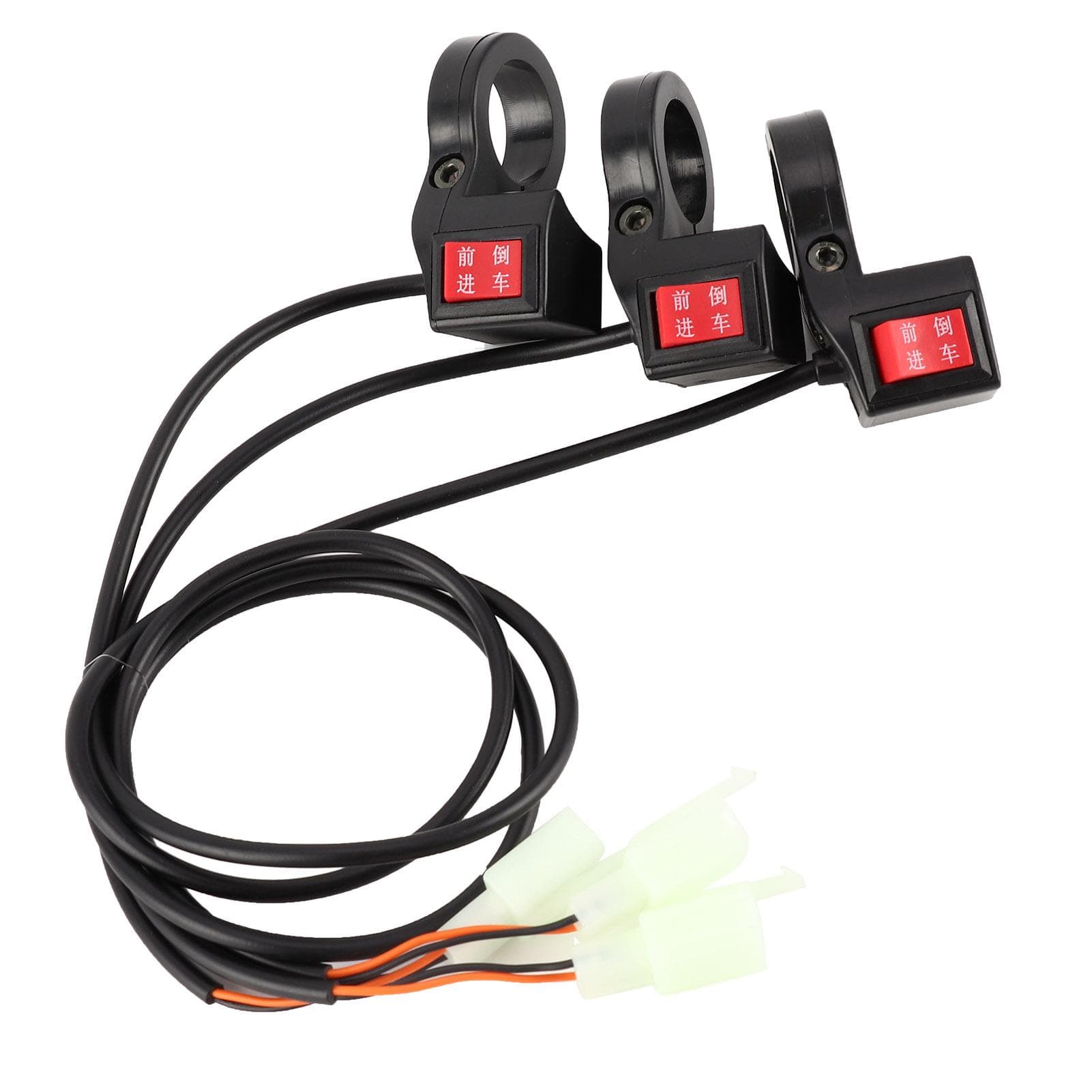 3Pcs Electric Bicycle Scooter Handlebar Forward and Reverse Gear Switch Replacement