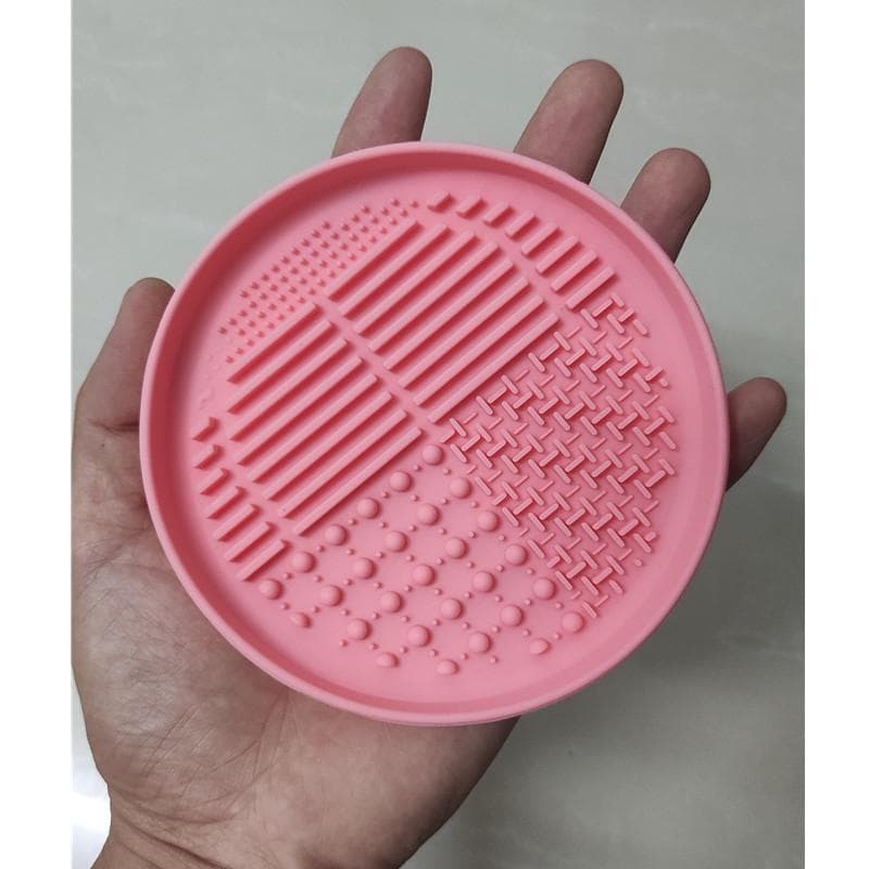 Pet supplies Slow Food Bowl Cat Anti-Knockover Anti-Slip Food Bowl Puppy Anti-choking Silicone Toy Food Plate pink