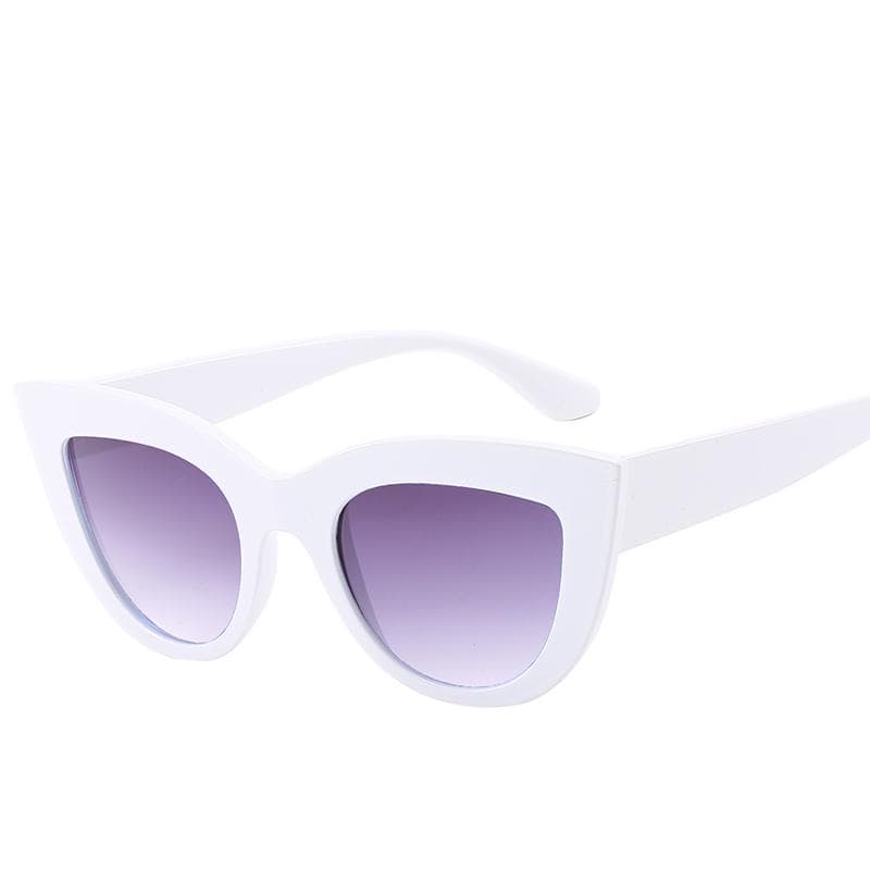 Cat Eye Sunglasses Women Vintage Designer Fashion UV400 Protection Female Eyewear Shades Oculos De Sol