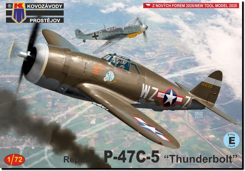 KP Models Thunderbolt Plastic Model Kit KPM0513 1/72 P-47C-5 (Airplane)