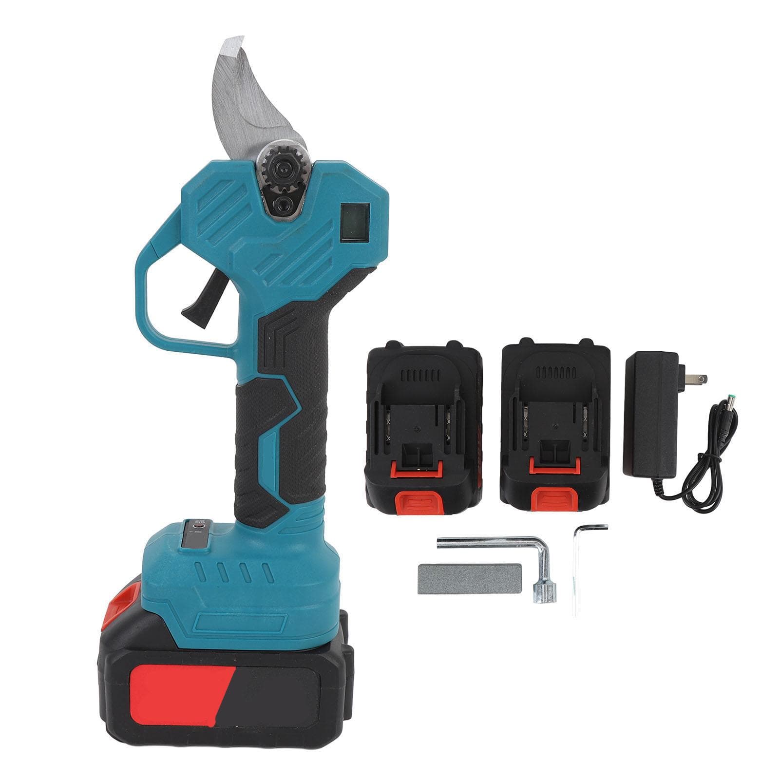 Electric Pruning Shears SK5 High Carbon Steel Blade Cordless Pruner Electric Branch Cutter for black