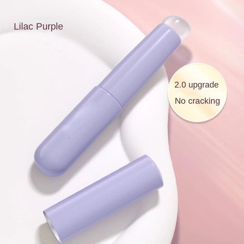 Silicone Lip Makeup Brushes Silicone Brush For Lip Balm Lip Gloss Lip Stick And Concealer MultiFunction Brush purple
