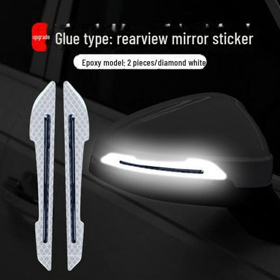 Reflective Car Door & Mirror Anti-Collision Stickers