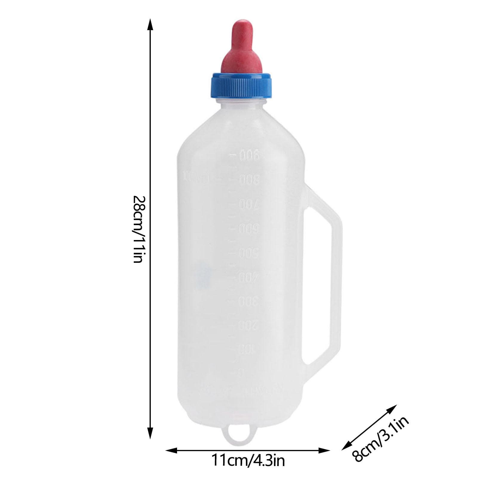 1L Lamb Milk Bottle Baby Goat Milk Feeding Feeder Nursing Bottle with Handle