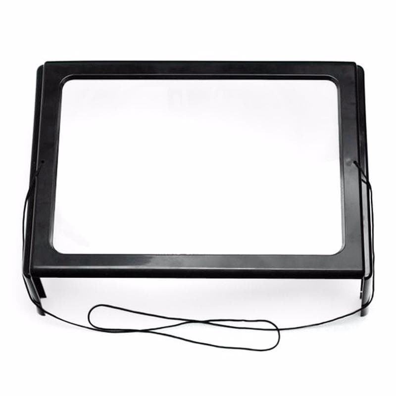Giant Large Hands Free Magnifying Glass with Light LED Magnifier for Reading Etc