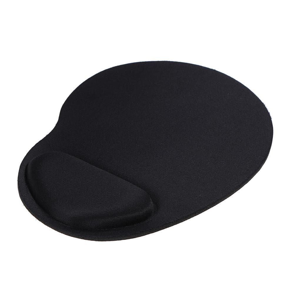 Mouse Pad Comfortable Mouse Mat with Wrist Rest Support for PC Laptop Pink black