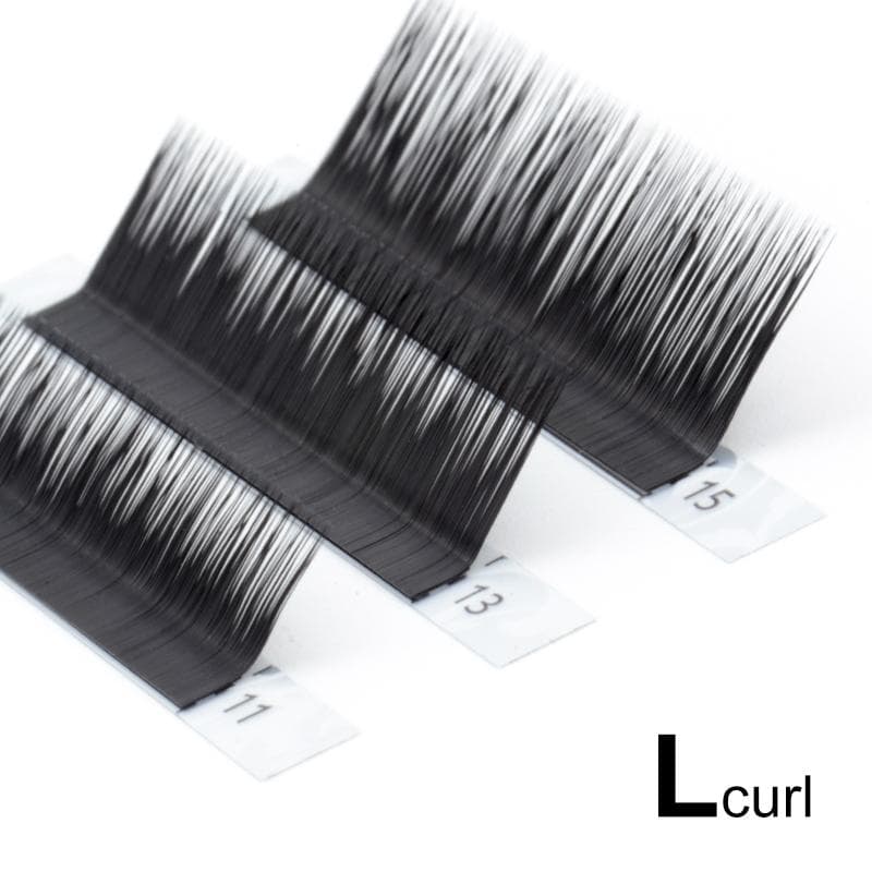 M(N) L LC LD Curls Eyelash Extension NAGARAKU Matte Black 16 Lines Mix 7-15mm Synthetic Mink Premium Eyelash Extension 0.07L Mix 7-15mm black