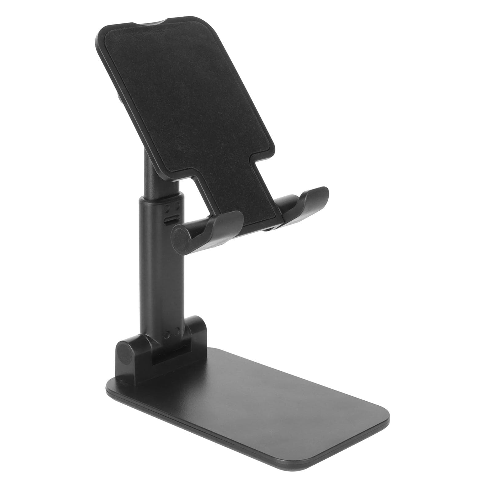 Mobile Phone Holder Folding Retractable Multifunctional Desktop Stand for Chasing Drama Playing black