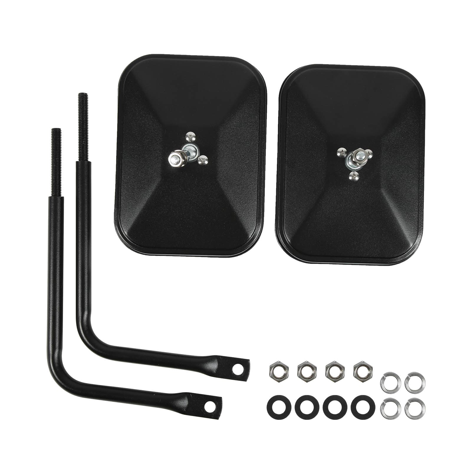 Side Rearview Mirror Car Door Rear View Replacement for Jeep Wrangler JK JL TJ YJ CJ