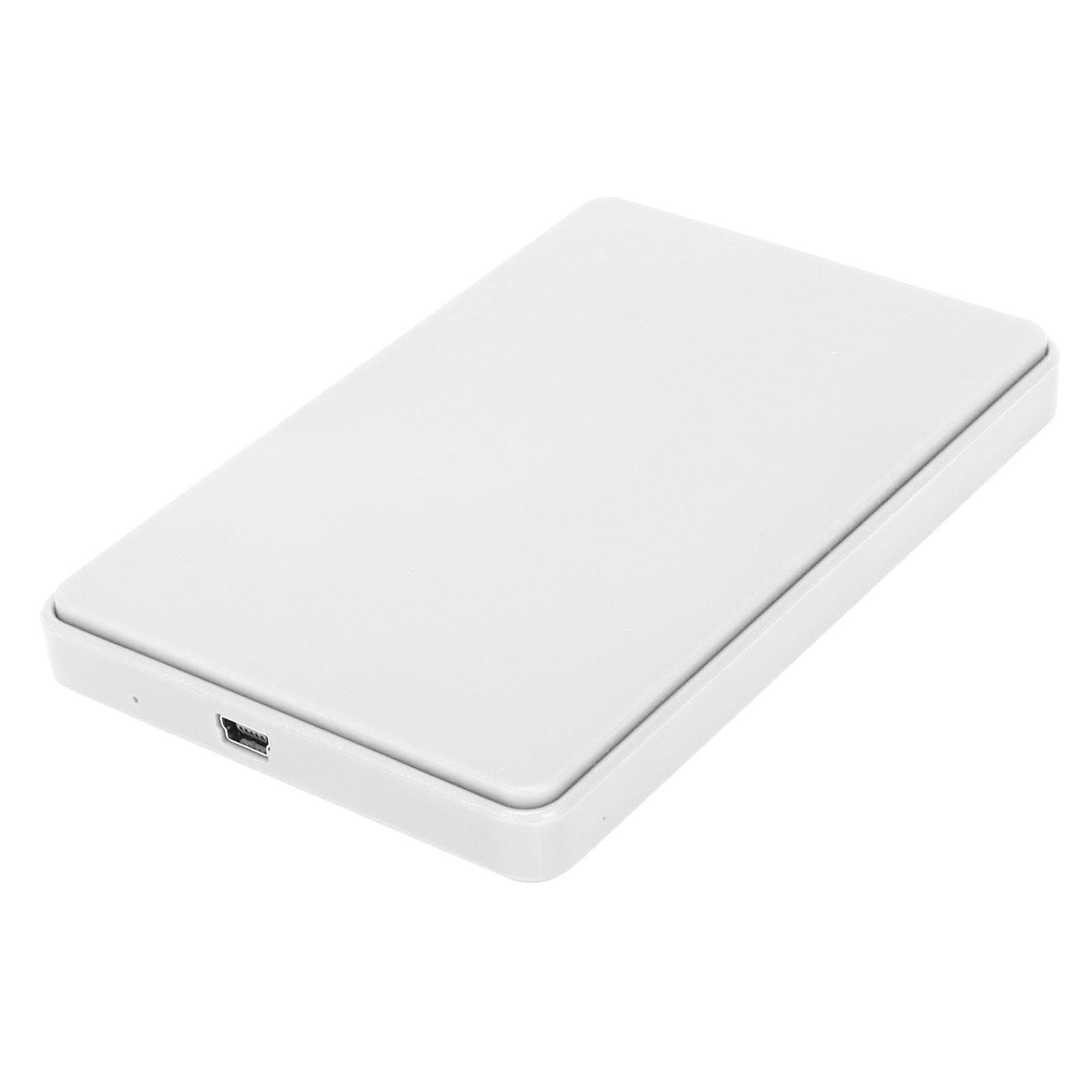 2.5inch External Hard Drive USB 2.0 High Speed Data Transmission Portable HDD External Hard Drive white