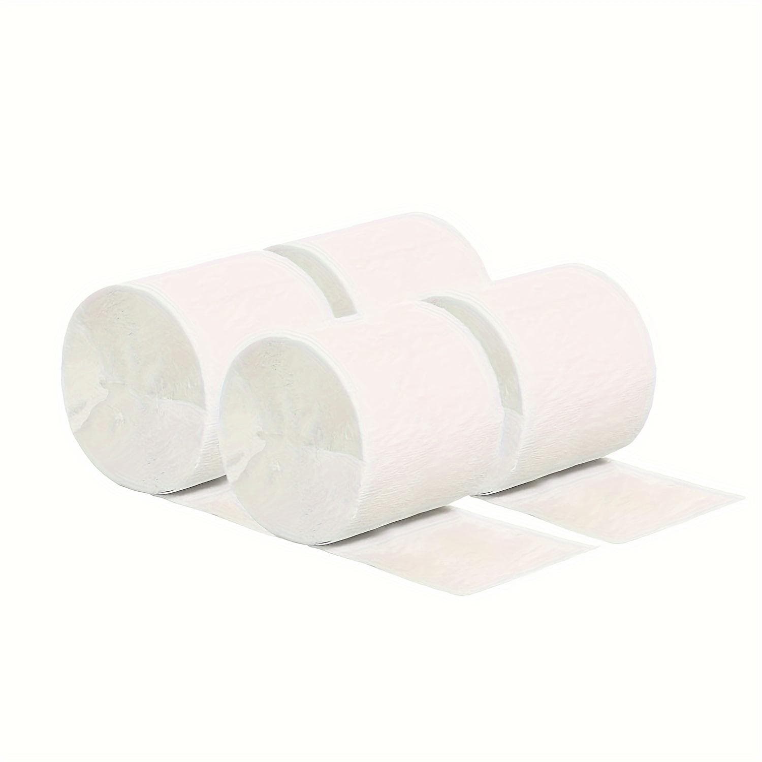 4 Rolls 328ft Crepe Paper Streamers Perl White Streamers Decorations, Crepe Paper for Birthday, Party, Wedding Decorations 4 Rolls white