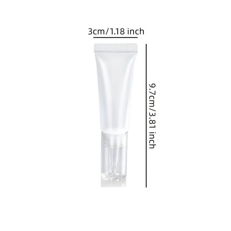 10ml Cosmetic Soft Tube Sunscreen Cream Lotion Liquid Foundation Refillable Bottles Hyaluronic Acid Dropper Empty Bottle 1pcs