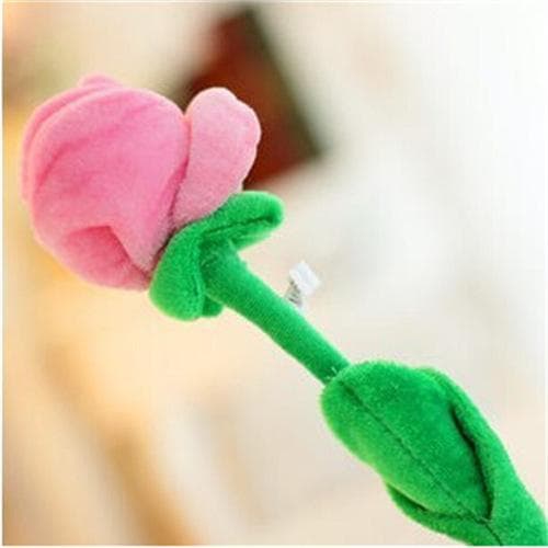 Scene Layout Roses Cute Simulation Home Fabric Flower Arrangement Decoration Cartoon Sunflower Hotel Decoration 30cm rose pink