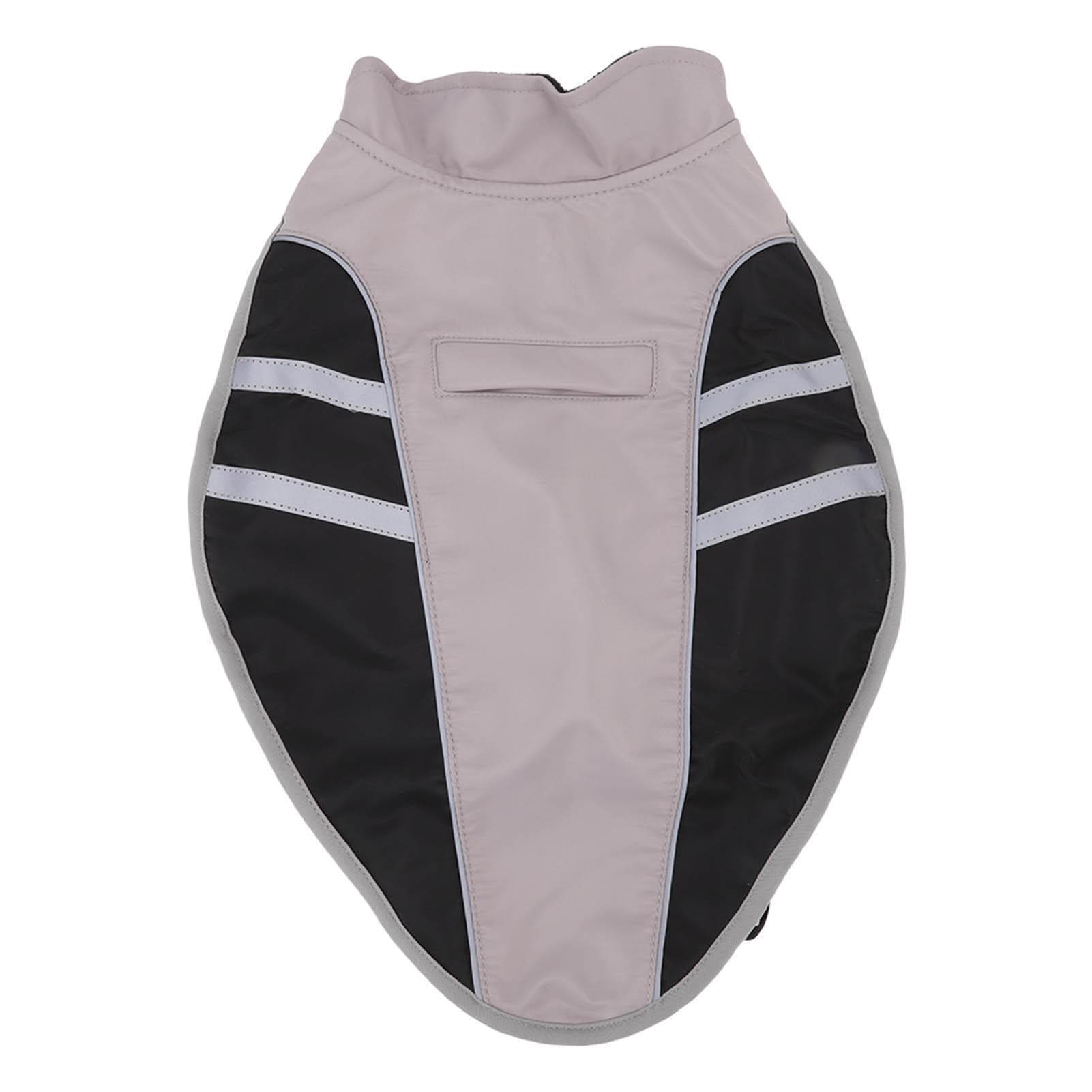 Dog Raincoat Adjustable Dog Waterproof Rain Jacket with Reflective Strips for Outdoor Activities XL