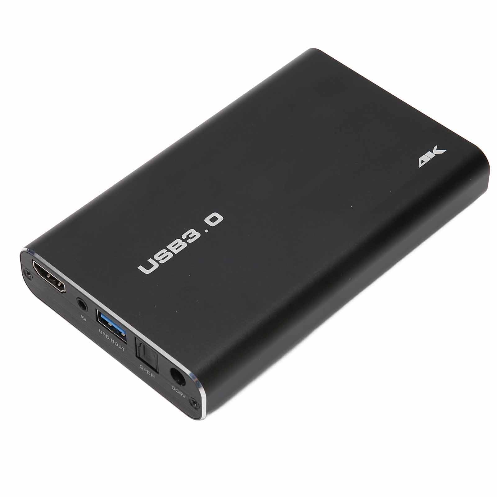 4K Ultra HD Media Player Video Photo Music PPT Media Player with Auto Loop Play for USB Drives EU Plug